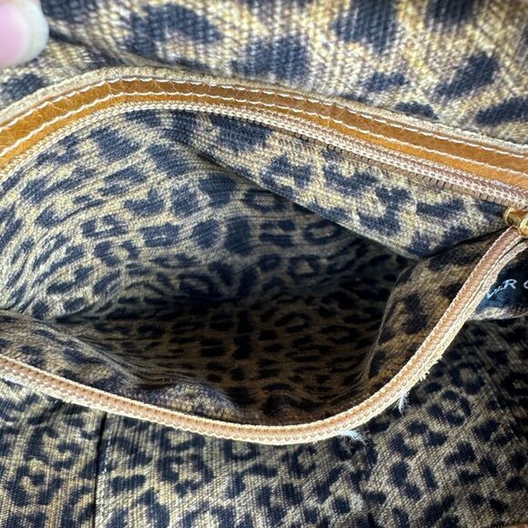 Clever Carriage Company Ponyhair Mixed Material Gorgeous Cheetah Print Hobo Bag - Picture 15 of 15